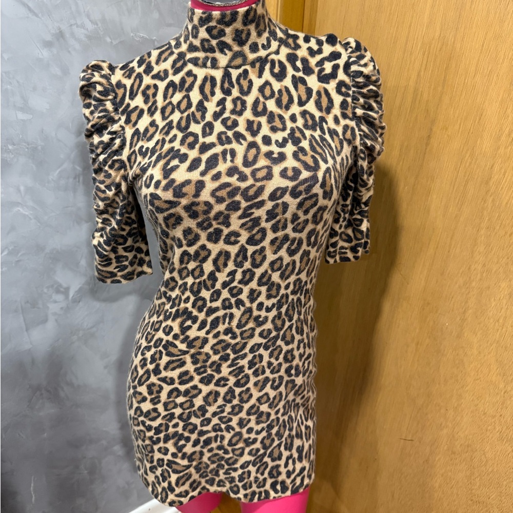 INC International Concepts Animal Print Dress with Pink Lining